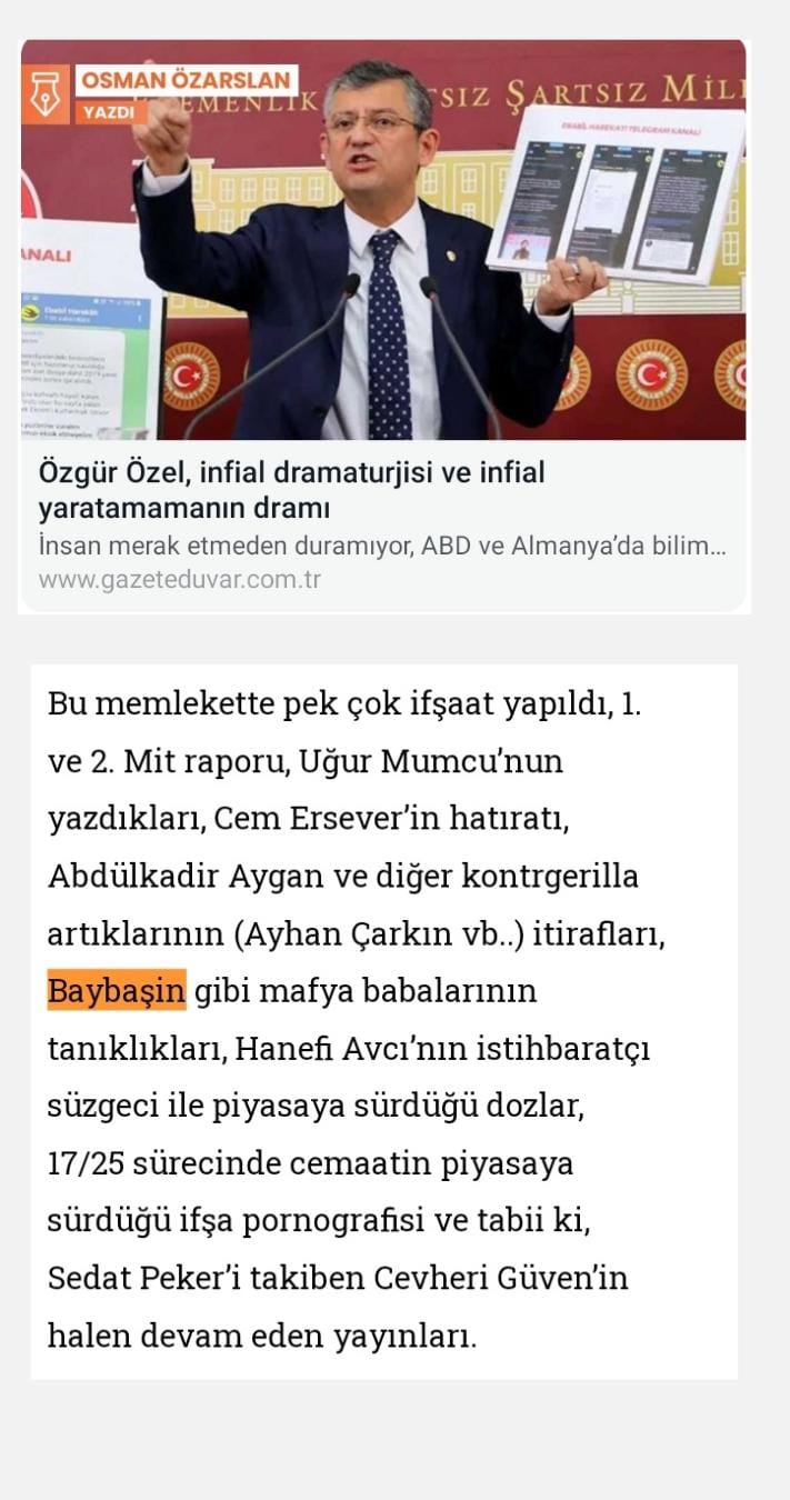 MAFYA BABALIĞI BİZİM YAŞAM TARZIMIZDAN HEP UZAK OLDU, BUNDAN SONRA DA BÖYLE OLACAKTIR