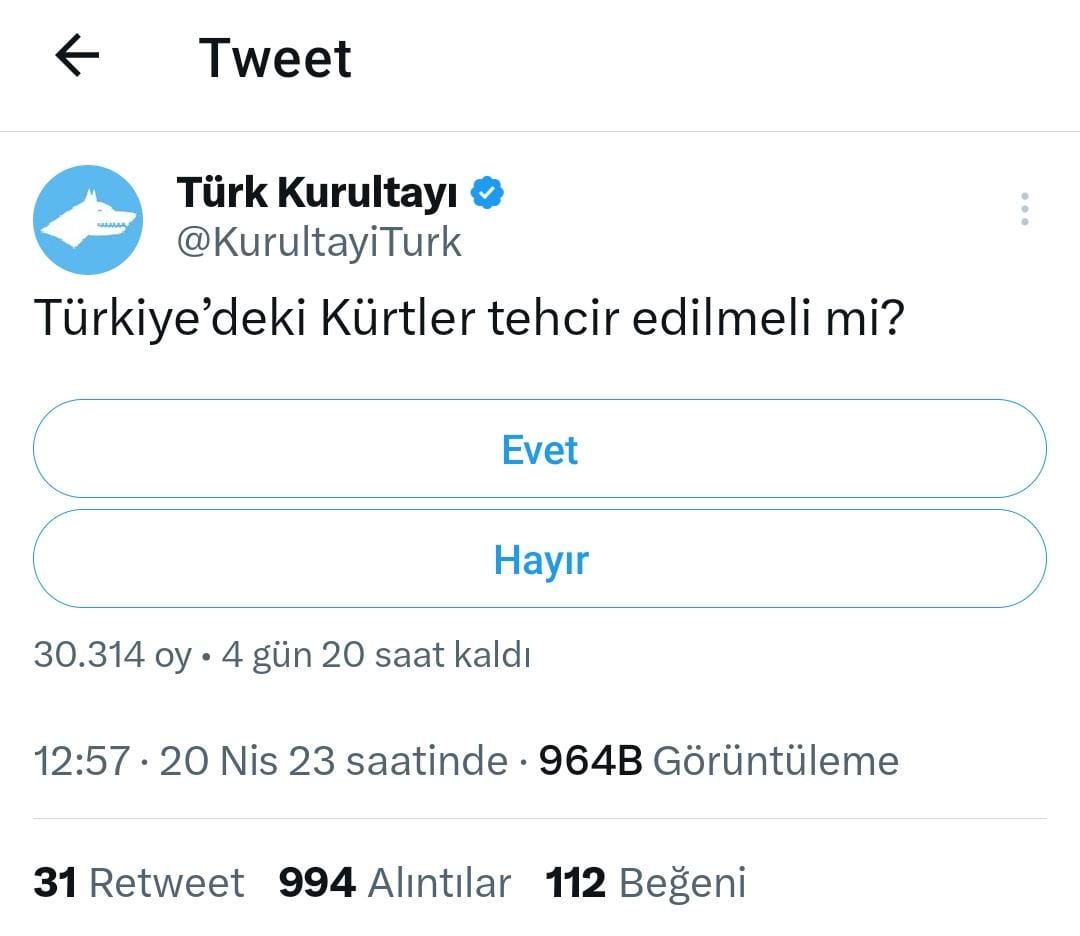 ORTA ASYA'DA DA BİLE SİZE YER KALMAYACAK