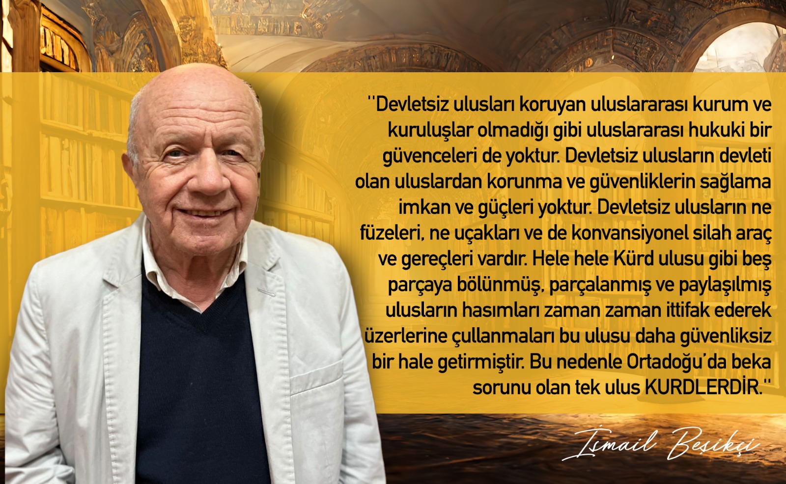 SAYGIDEĞER İSMAİL BEŞİKÇİ HOCAMIZIN YAZISINA DAİR...