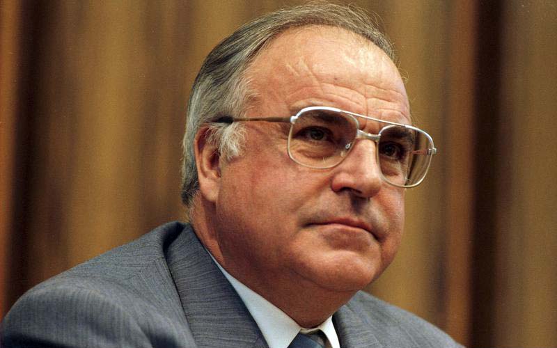 Condolences to Mr Helmut Kohl