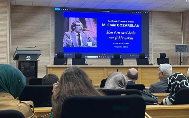 Kürt edebiyatının dev çınarı Mehmet Emin Bozarslan Diyarbakır’da anıldı